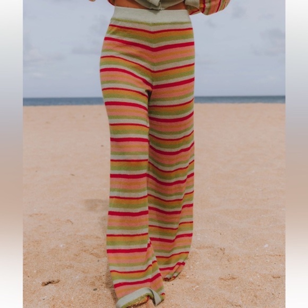 Daily Drills Striped Knit Bottoms